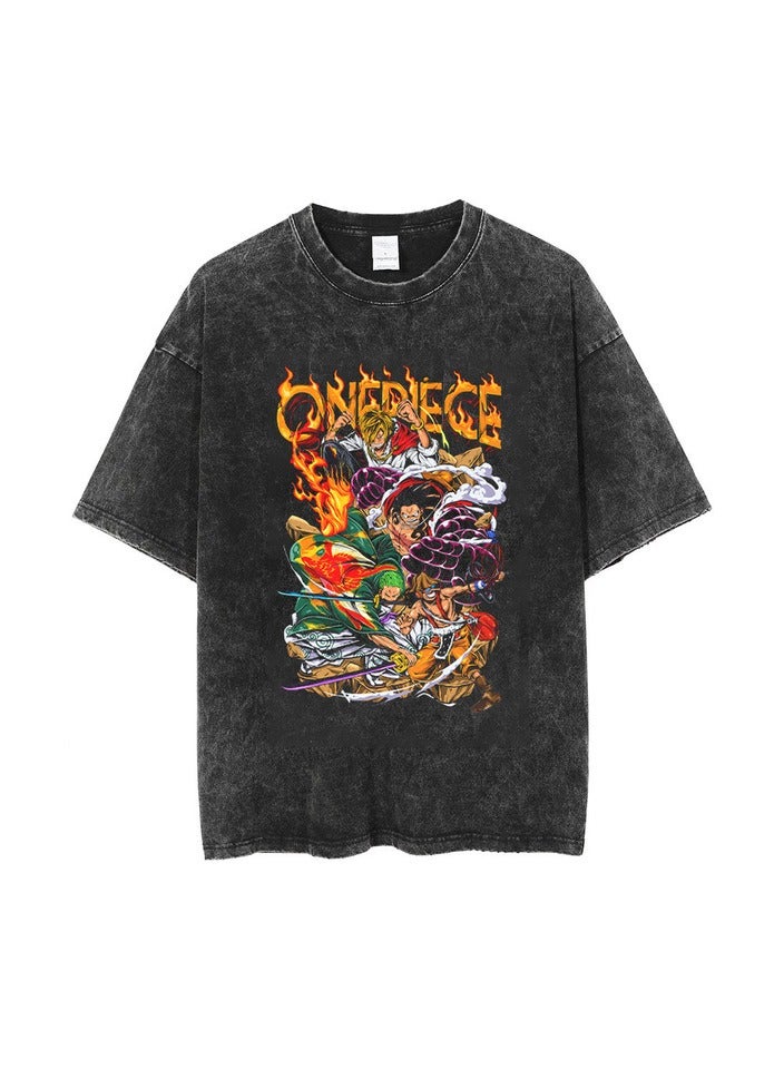 KUYING One Piece Short Sleeved T-Shirt 