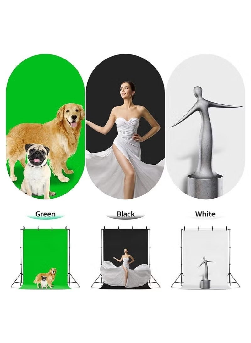 WALALLA Backdrop Support System Kit with Carry Bag for Photography Photo Video Studio, 2m*2m Background Stand, Background Screen - Image 2