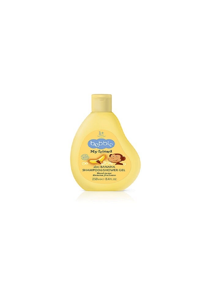 Bebble MyFriend 2-in-1 Banana Shampoo & Shower Gel 250ml