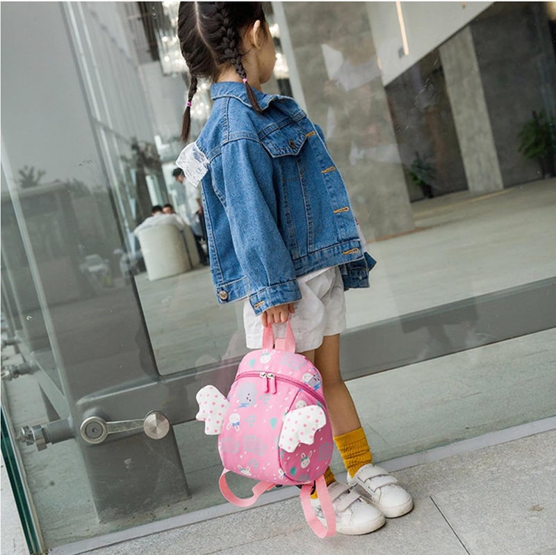 AoMige Toddler Backpack for Kids - Cute Animal Design with Anti-Lost Features (Pink) - Image 5