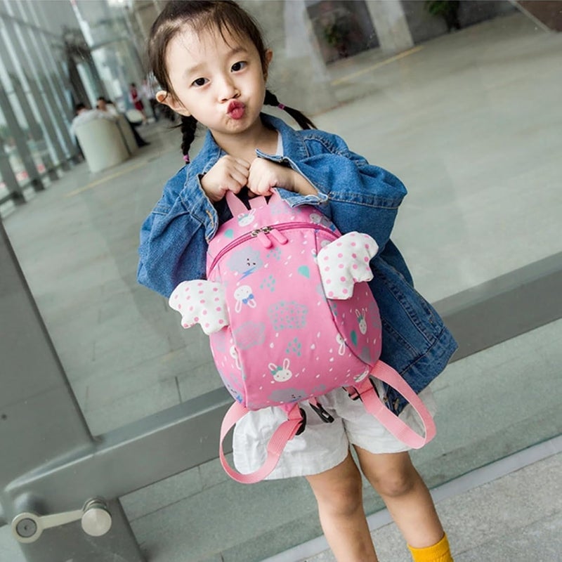 AoMige Toddler Backpack for Kids - Cute Animal Design with Anti-Lost Features (Pink) - Image 2