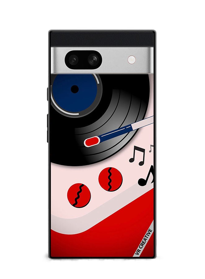 VR CREATIVE Protective Case Cover For Google Pixel 7a Music Design Multicolour - Image 1