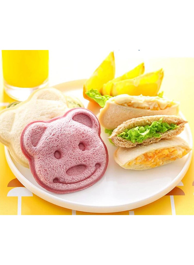 Sakina 5 Pack Sandwich Cutter,Cookie Cutter Set,BPA-Free Food Grade Plastic, Creative Shape Cutters for Kids Lunch BoxcParties,Picnics, DIY Snacks and Toast - Image 4