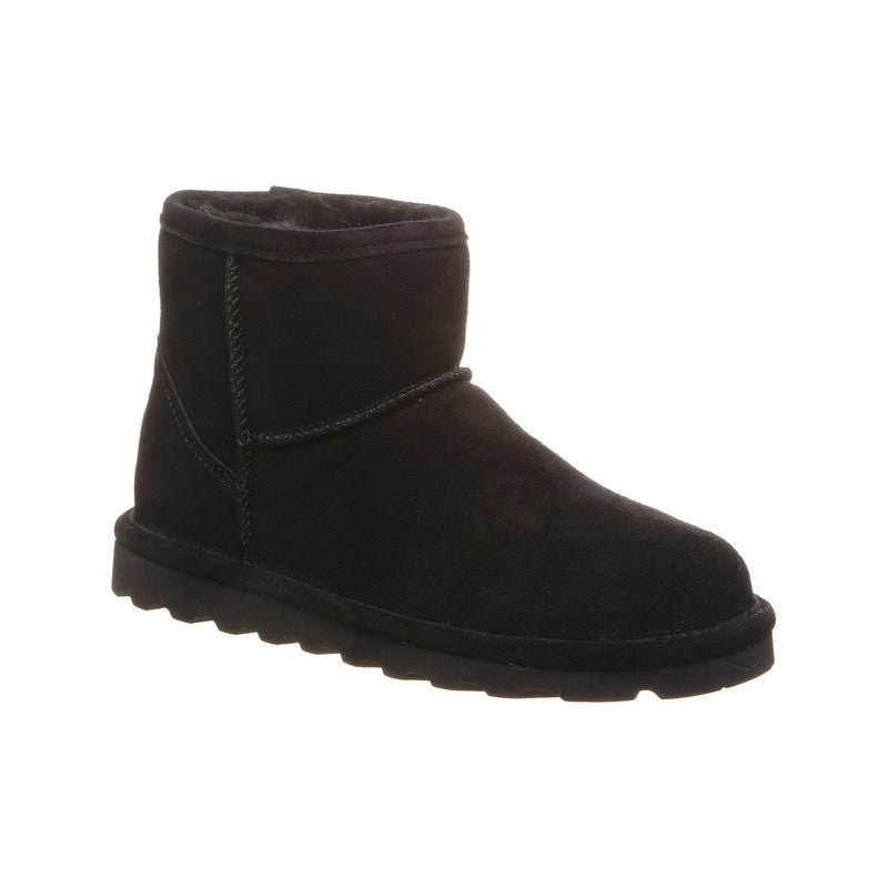 BEARPAW Alyssa Women's Slip-On Winter Boots Black Size 7 | Comfortable Ankle Boot | Casual Winter Shoes for Women - Image 4