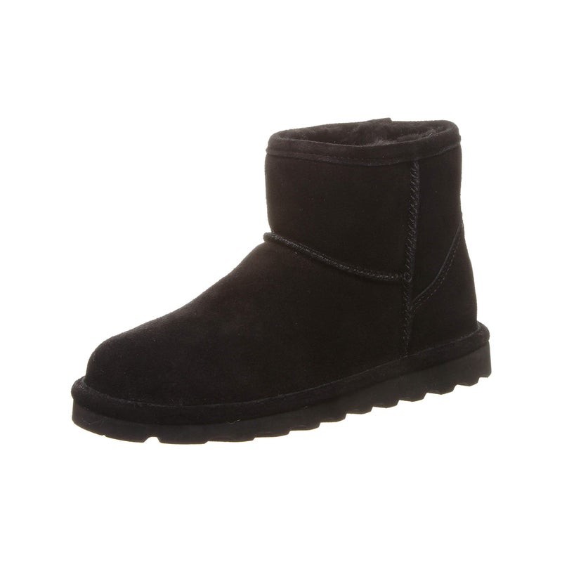 BEARPAW Alyssa Women's Slip-On Winter Boots Black Size 7 | Comfortable Ankle Boot | Casual Winter Shoes for Women - Image 1
