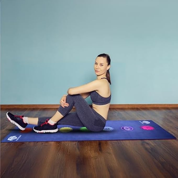 ALPHASQUAD Premium Yoga Mat - 5Mm Thick Non Slip & Fitness Mat For All Types Of Yoga, Pilates & Floor Workouts - Image 4