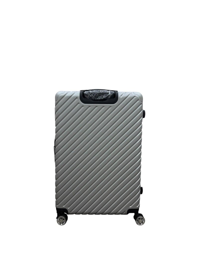 3-Piece Luggage Set, Sizes 20-24-28, Hard Shell ABS + PC Expandable Design, Spinner Wheels, TSA Lock (SILVER) - Image 3