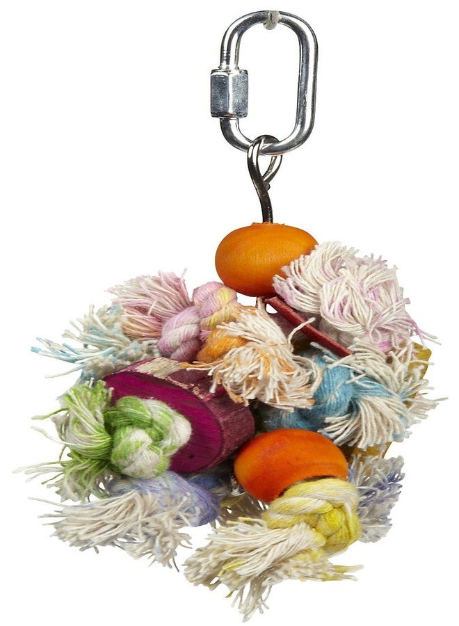 Penn Plax Penn-Plax Shaggy Kabob Bird Toy, Keeps Small Bird Breeds Stimulated and Entertained for Hours (BA930) Small - Image 1
