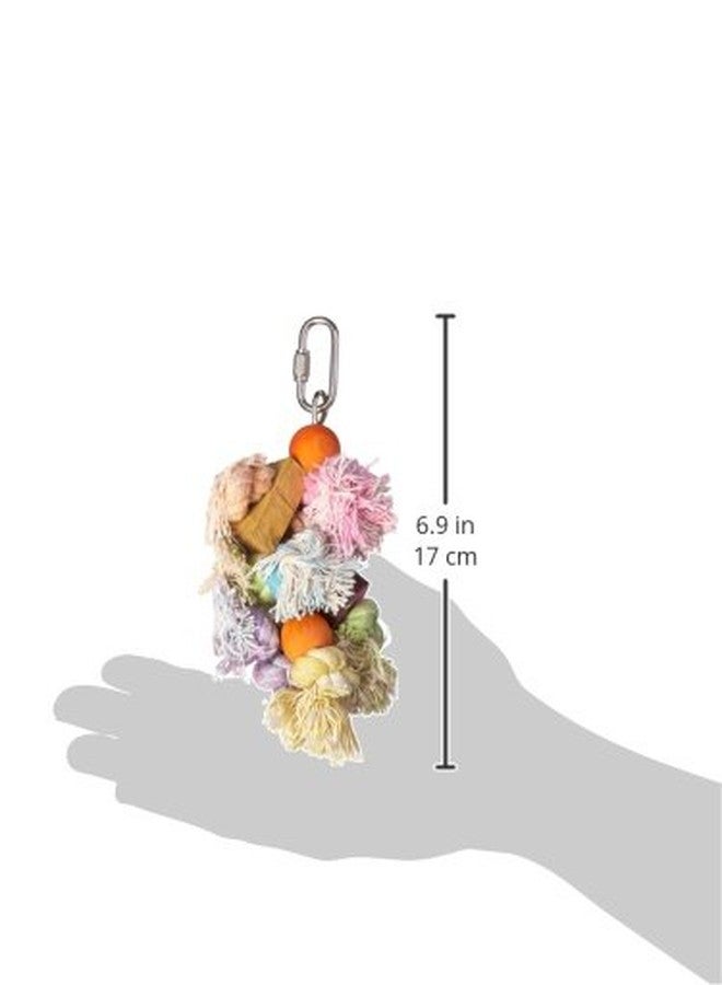Penn Plax Penn-Plax Shaggy Kabob Bird Toy, Keeps Small Bird Breeds Stimulated and Entertained for Hours (BA930) Small - Image 2