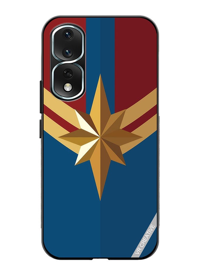 VR CREATIVE Protective Case Cover For Honor 80 Pro Captain Marvel Logo Design Multicolour - Image 1