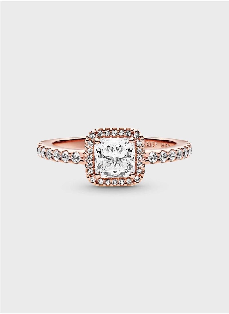 PANDORA Square Sparkle Halo Ring  - Image 2