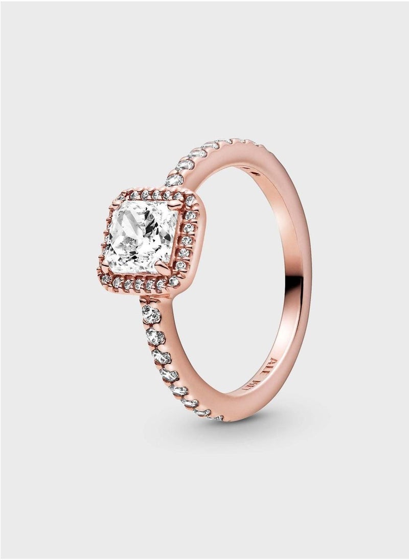 PANDORA Square Sparkle Halo Ring  - Image 1