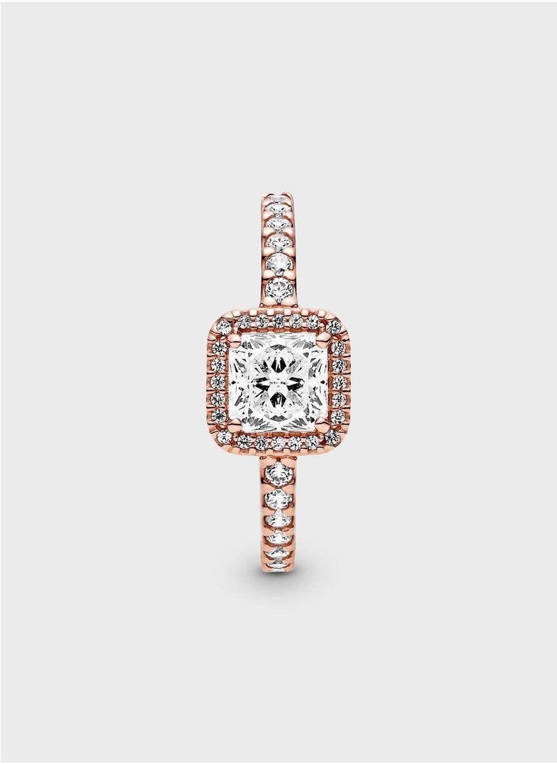 PANDORA Square Sparkle Halo Ring  - Image 3