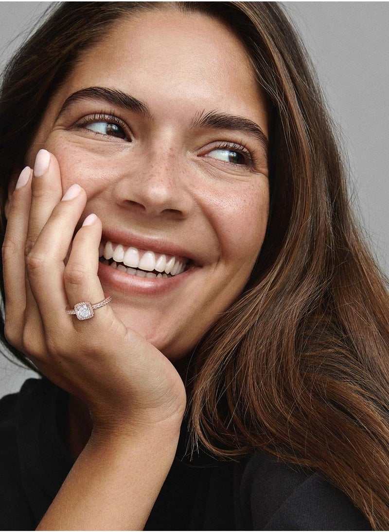 PANDORA Square Sparkle Halo Ring  - Image 4