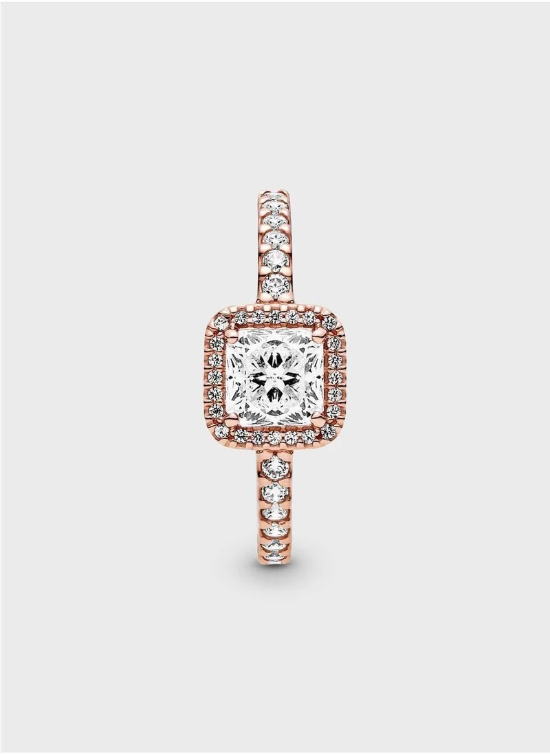 PANDORA  Square Sparkle Halo Ring for Women | Best Price UAE