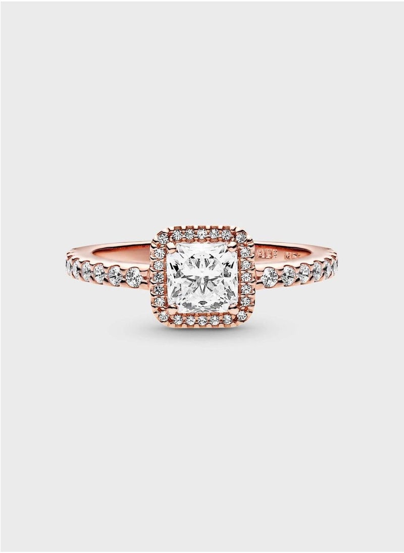 PANDORA Square Sparkle Halo Ring  - Image 2