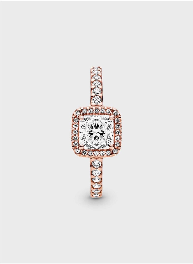 PANDORA Square Sparkle Halo Ring  - Image 3