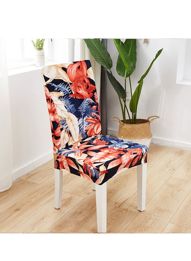 Dust Proof Dining Chair Cover Set Flore Printed Bohemian Chair Cover - Image 1