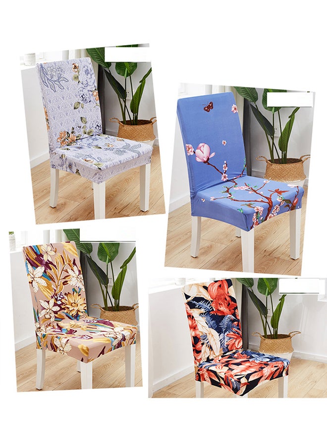 Dust Proof Dining Chair Cover Set Flore Printed Bohemian Chair Cover - Image 3