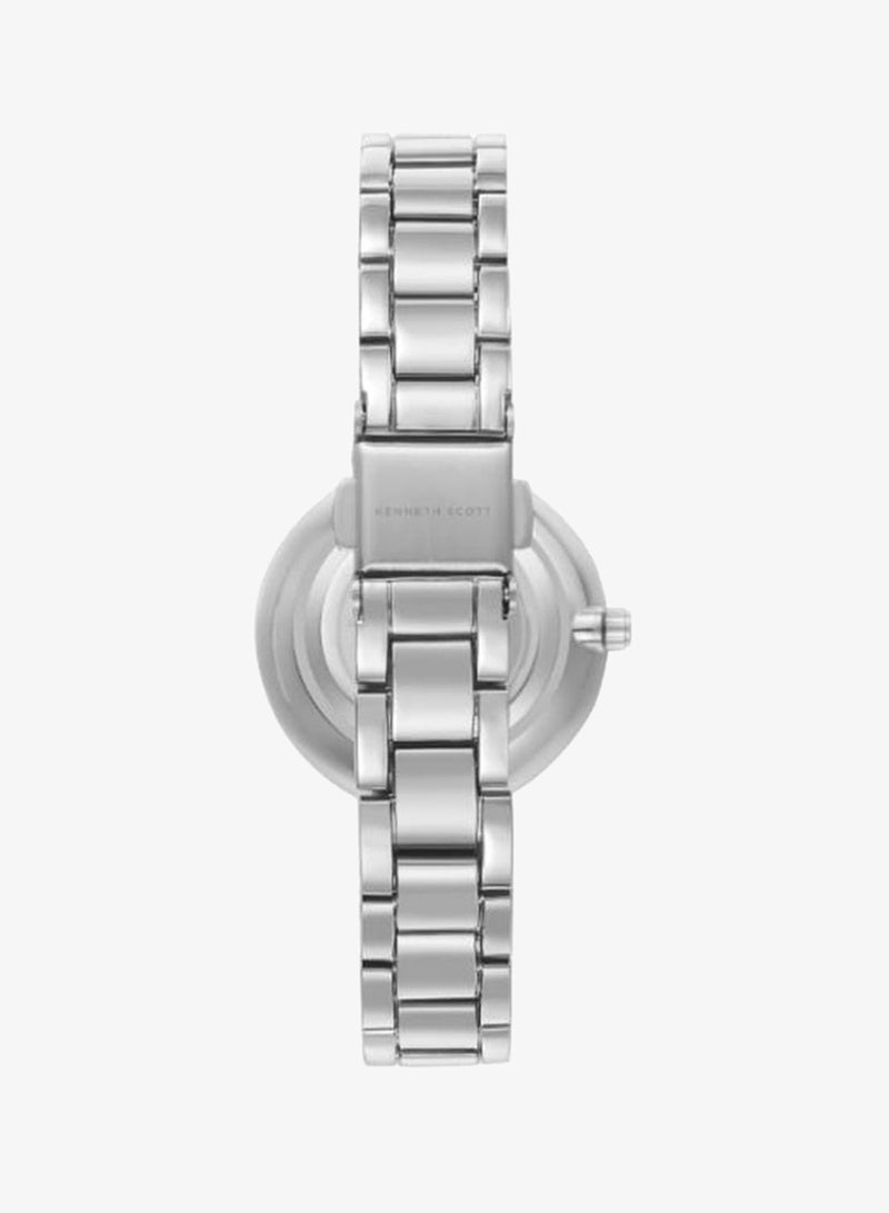 KENNETH SCOTT Stainless Steel Analog Watch K23533-SBSB - 30 mm - Image 3