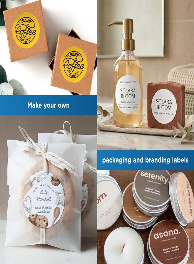 Online Labels ملصقات دائرية 3 بوصة - عبوة من 60 ملصقًا دائريًا، 10 أوراق - طابعة نافثة للحبر أو ليزر - ملصقات عبر الإنترنت - Image 3
