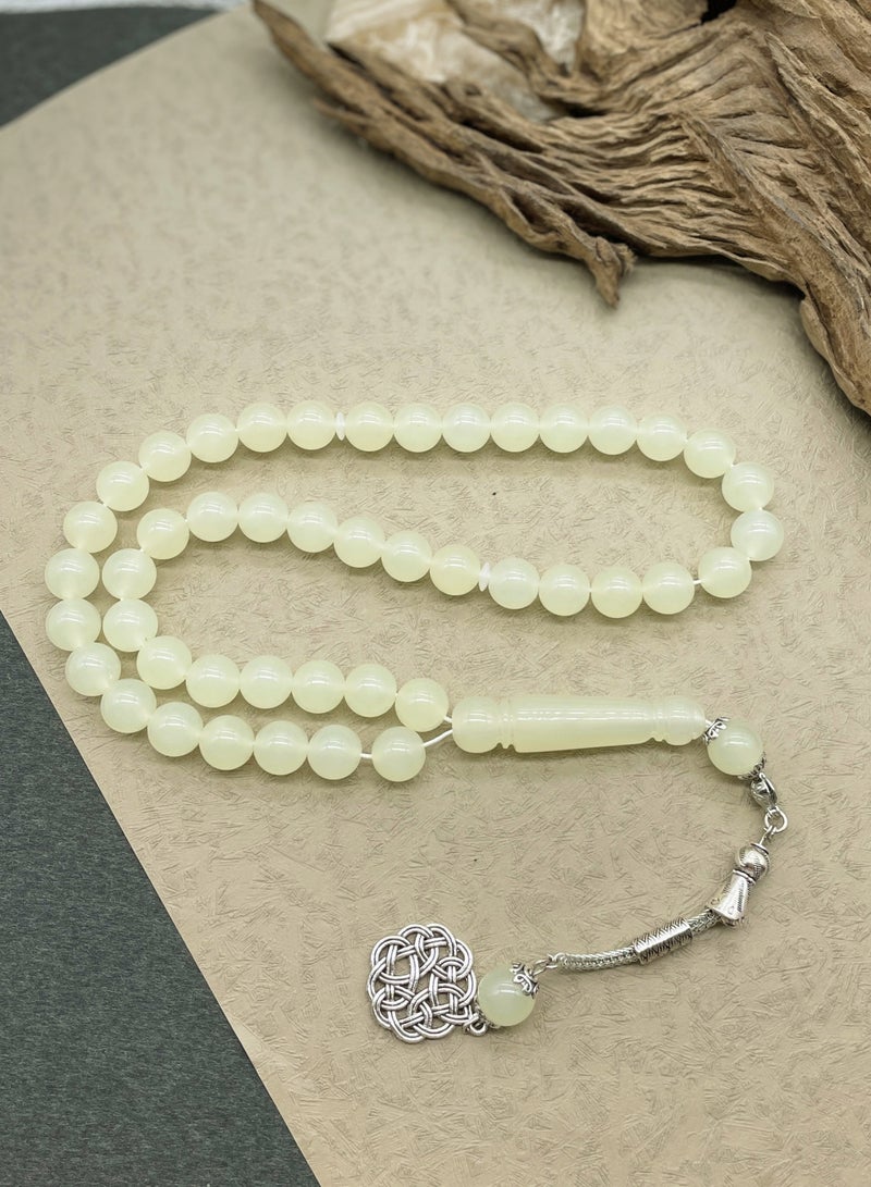 10mm 45 piece Muslim Suya Zen resin prayer bead bracelet handmade - Image 2