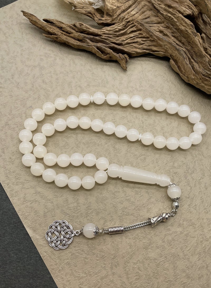 10mm 45 piece Muslim Suya Zen resin prayer bead bracelet handmade - Image 5