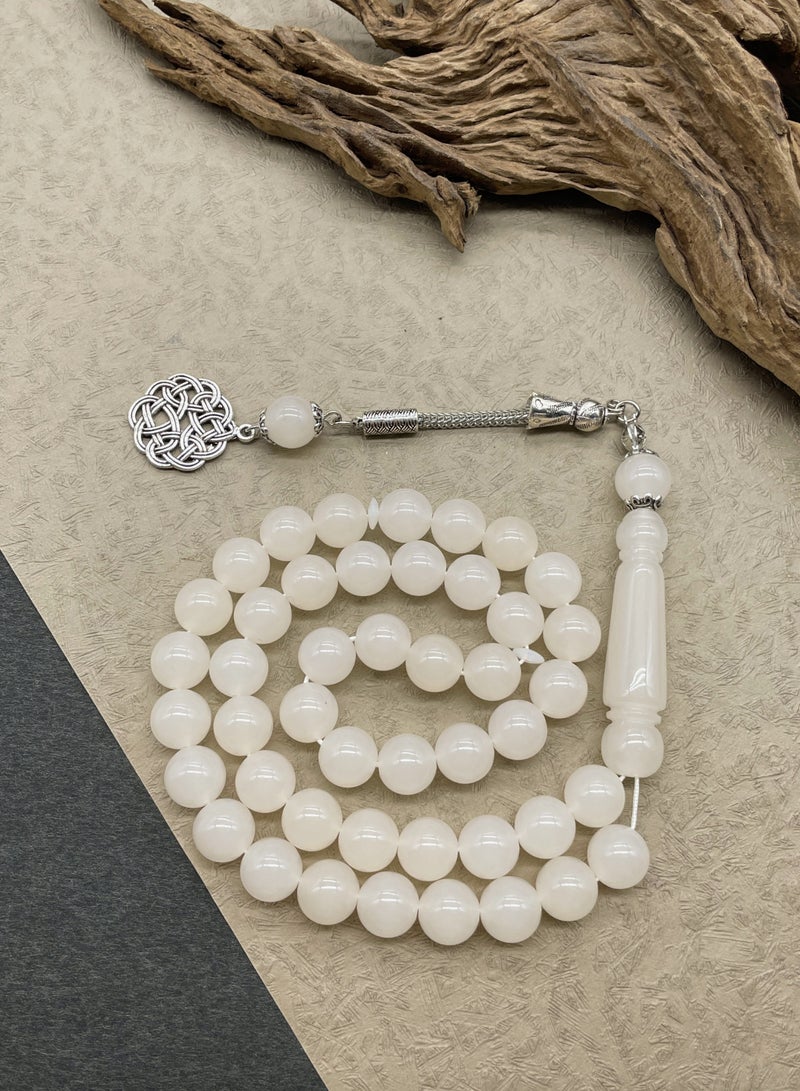 10mm 45 piece Muslim Suya Zen resin prayer bead bracelet handmade - Image 1
