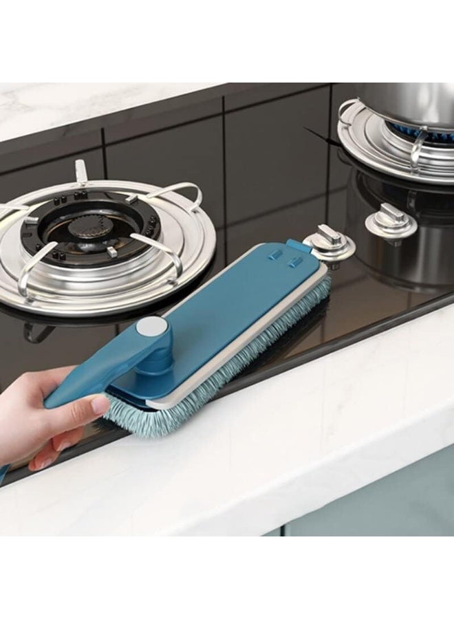 AIWANTO Mini Handheld Triangle Flat Mop – 360° Rotating Corner Cleaner with Adjustable Short Handle | Quick-Clean Tool for Bathroom Tile, Kitchen Walls, Floors & Tight Spaces  - Image 5
