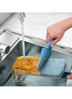 AIWANTO 2 in 1 Mini Triangle Mop 360 Degree Rotatable Cleaning Mop Adjustable Spin Scrubber Tool Cordless and Handheld Bathroom Scrubber for Tub Tile Floor Wall and Kitchen  - Image 2