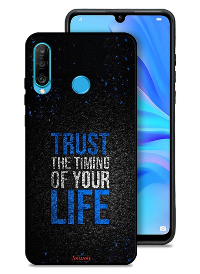 Tolwak Huawei P30 lite Protective Case Cover Trust The Timing Of Your Life  - Image 1