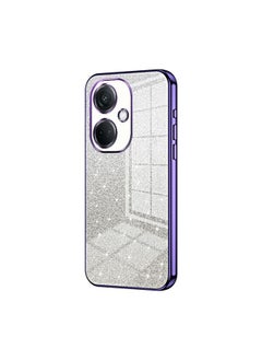 HuHa Case Cover For OPPO K11 Gradient Glitter Powder Electroplated Phone Case Purple 