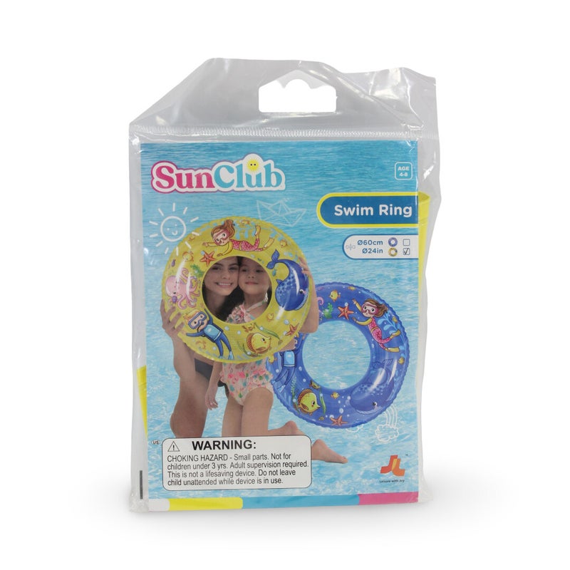 Sun Club Sea World Swim Ring 60cm – Yellow - Image 2