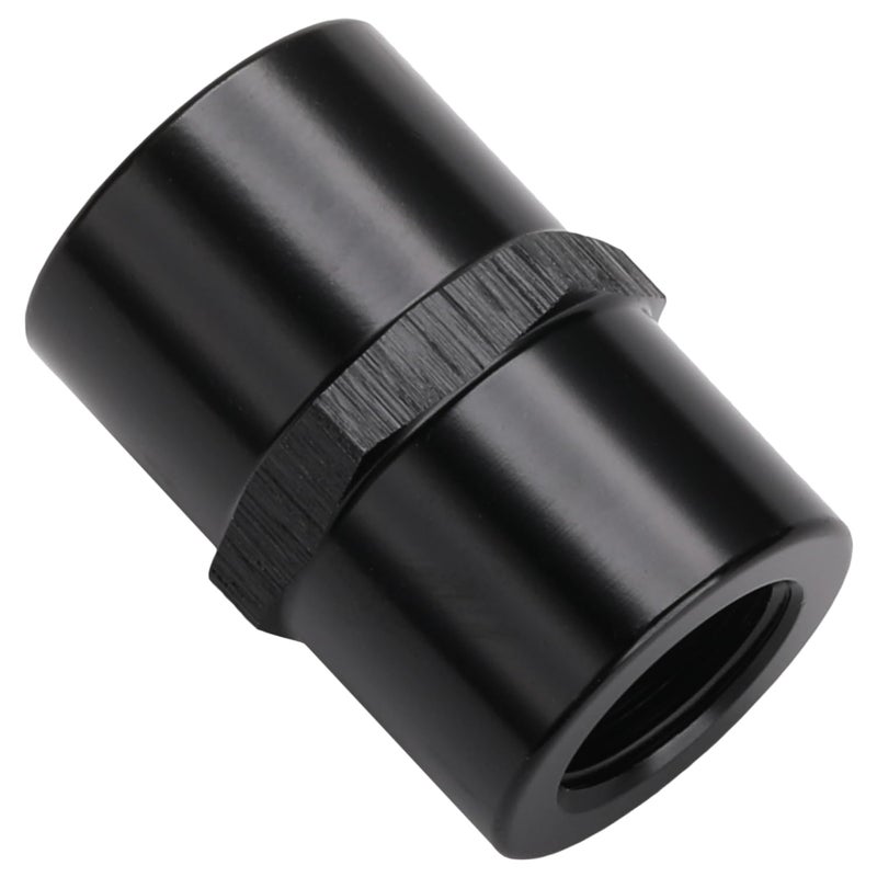 Podavelle 1/8 NPT Female to 1/8 NPT Female Coupler Fitting Adapter Straight Aluminum Black - Image 5