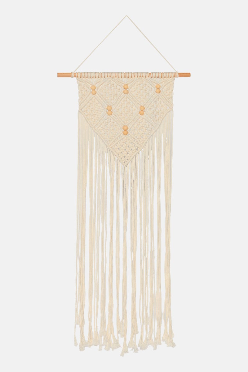 Muy Mucho Wall Hanging Macrame, White  - Image 1