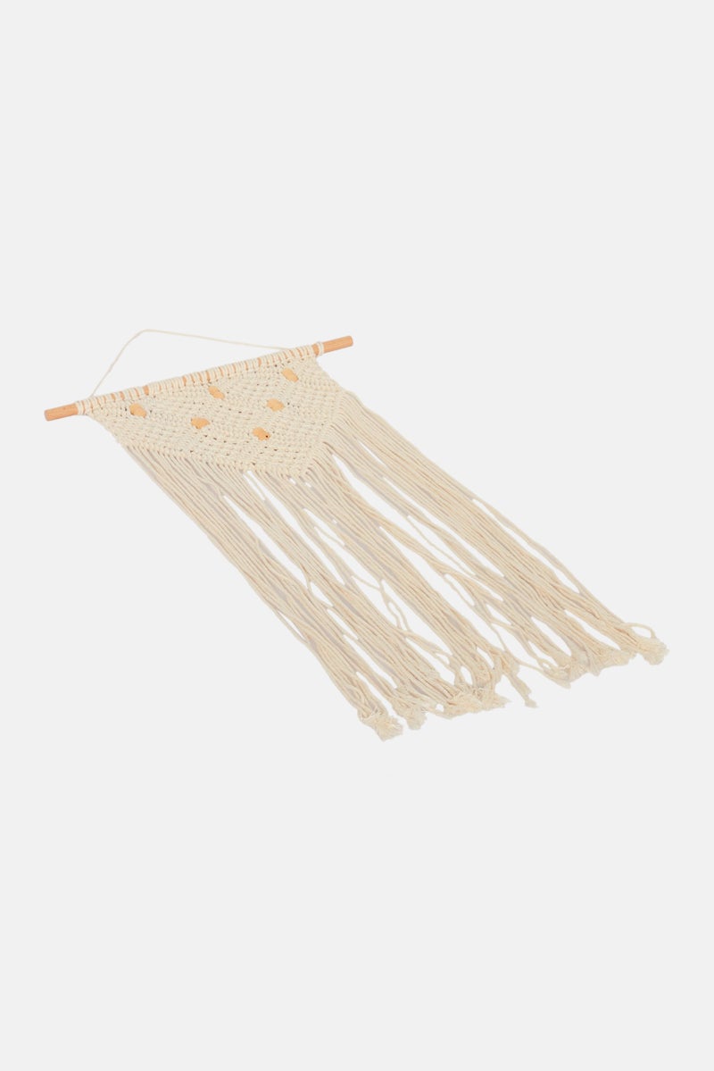Muy Mucho Wall Hanging Macrame, White  - Image 2