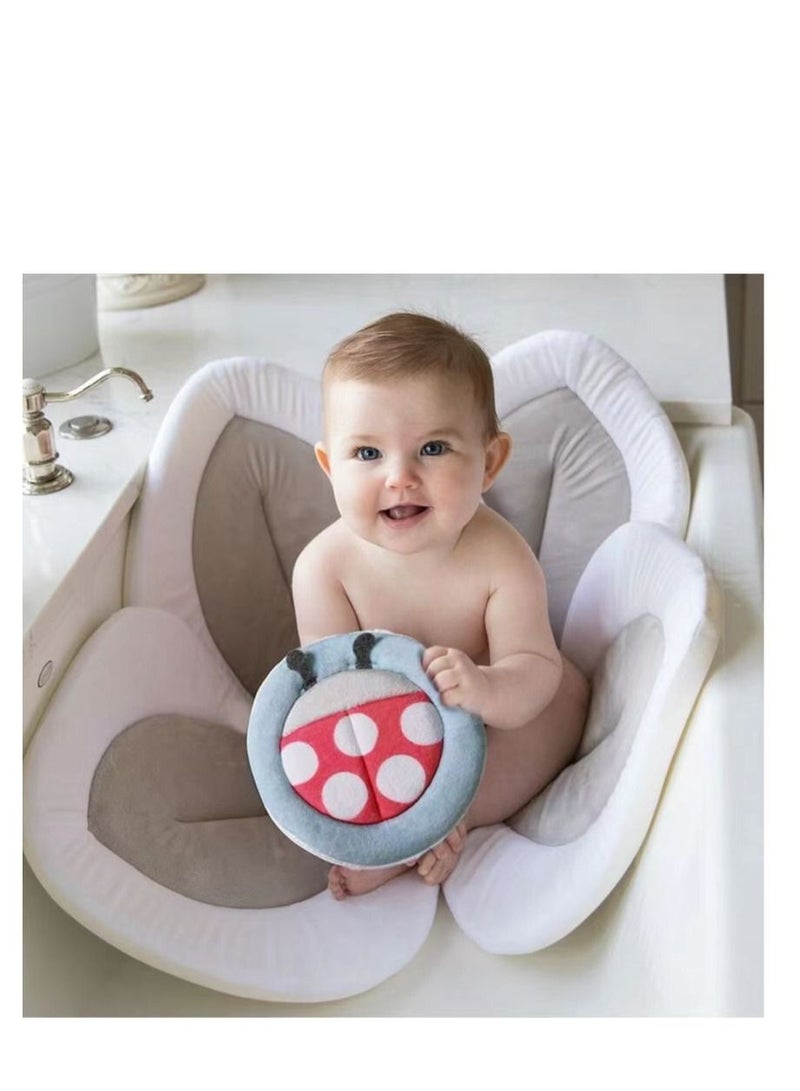Y&D Lotus Premium Plush Spa Bath In Your Sink Infant Bathtub  - Image 3