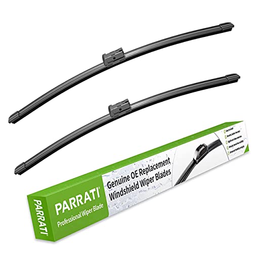 PARRATI® 24 Inch & 19 inch of High Performance Premium All-Season Automotive Replacement Front Windshield Wiper Blades for Volkswagen Passat Jetta Golf CC GTI Scirocco Eos (Set of 2) - Image 1