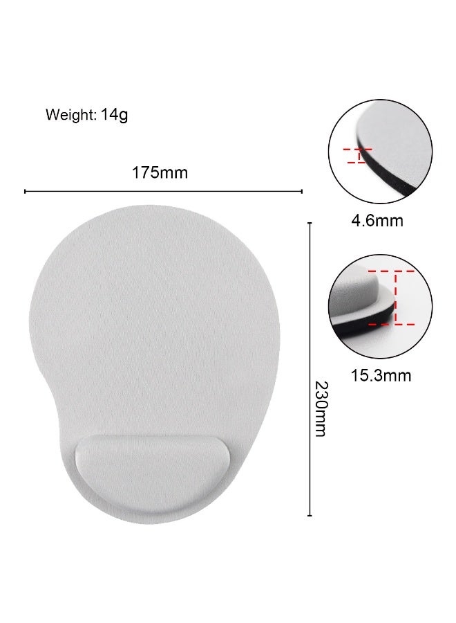 Mouse Pad with Wrist Support with Memory Foam Wrist Rest Non-Slip Comfortable Computer Laptop Mouse Pad for Office Home Mouse Pads - Image 2