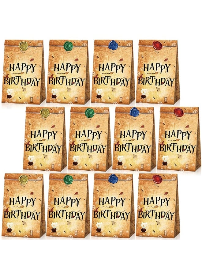 Containlol - Containlol 28 Pcs Wizard Party Favor Bags Magical Party Treat Bags Magical Wizard School Favors Bags Magical Wizard Birthday Party Supplies for Kids Boy Girl Birthday Party Decor - Image 1
