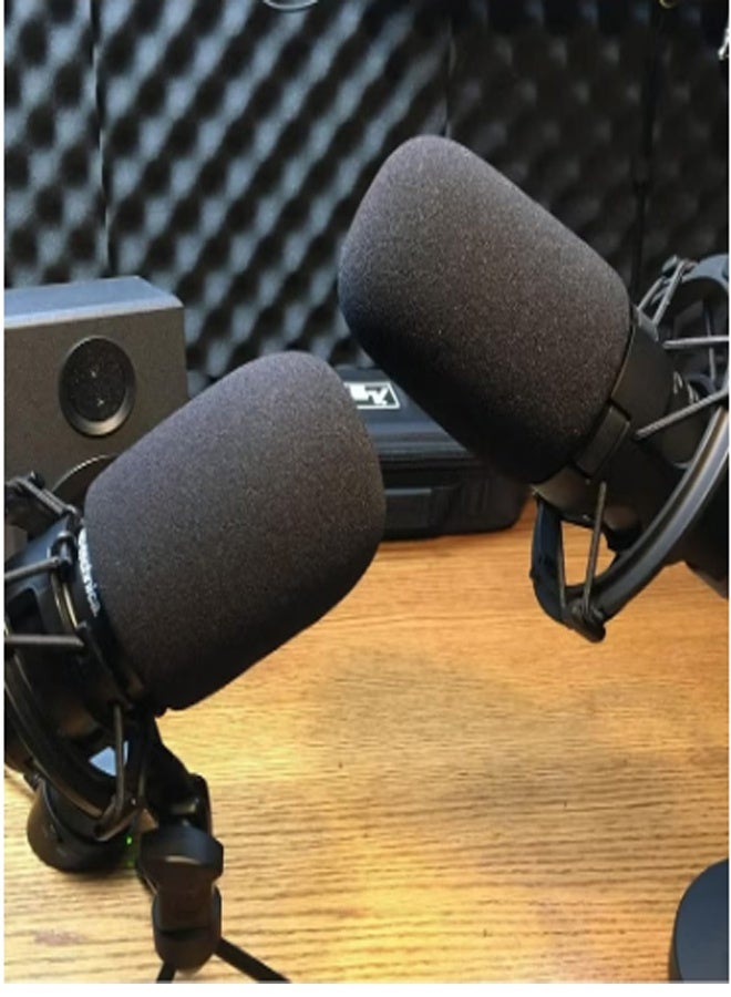 6 Pcs Foam Microphone Cover, Thick Color Microphone Windscreen, Reusable Portable Stage Microphone Cover - Image 3