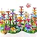 TEMI 138 PCS Flower Garden Building Toys for Girls Toys Educational STEM Toy and Preschool Garden Play Set for Toddlers 3 4 5 6 7 8 Year Old Kids Boys Girls Flower Stacking Toys for Kids Age 36 - Image 3