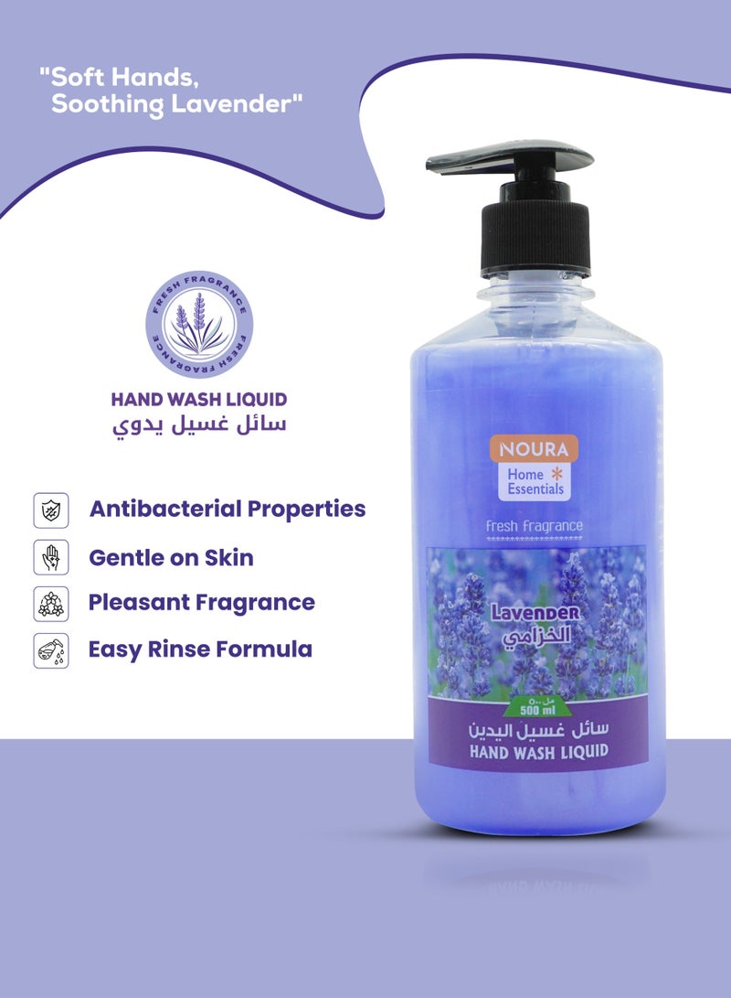 NOURA PACK Hand Wash Lavender 500 ml - Image 2