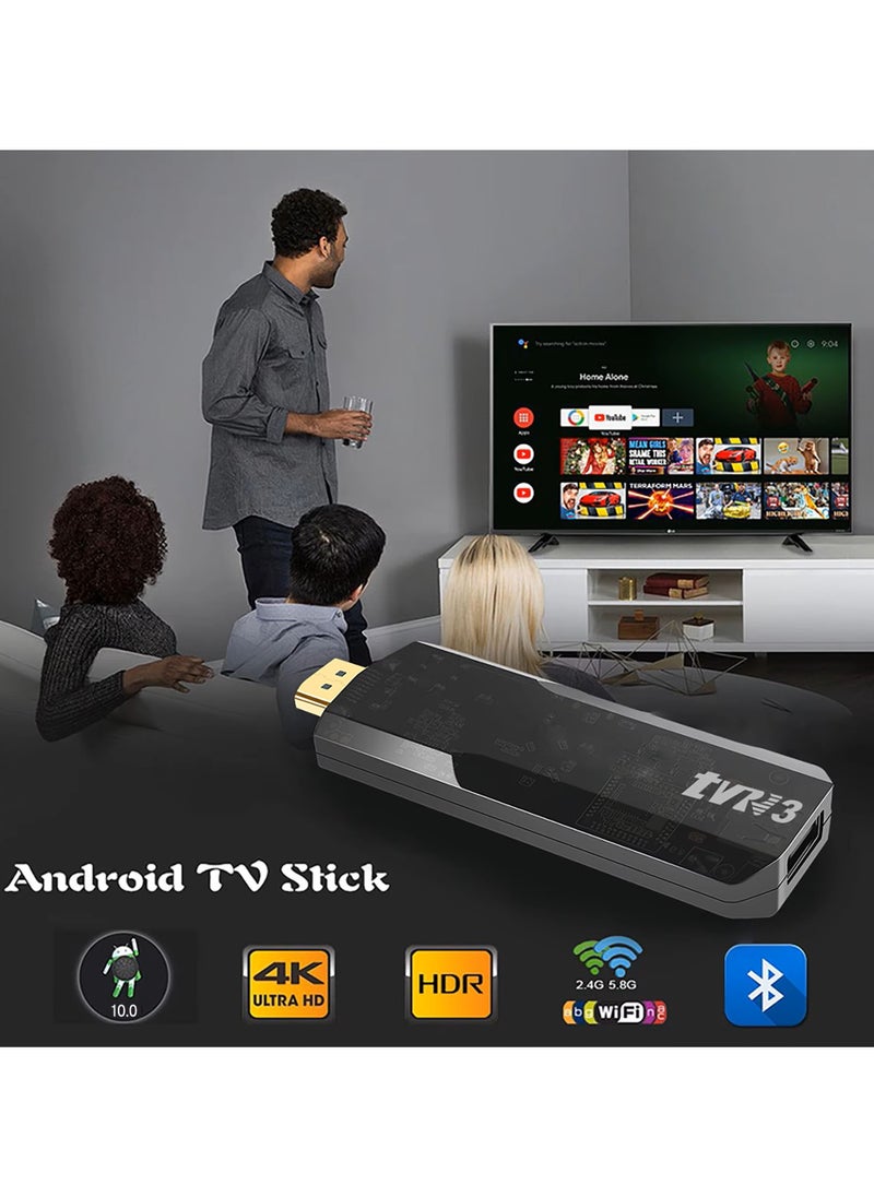 R3 - Android 14.0 Smart TV Stick, 4K UHD Streaming Device, 2.4G/5G WiFi, Quad-Core Processor, Allwinner H313, 2GB RAM, 8GB ROM, Multi-Language Support - Image 1