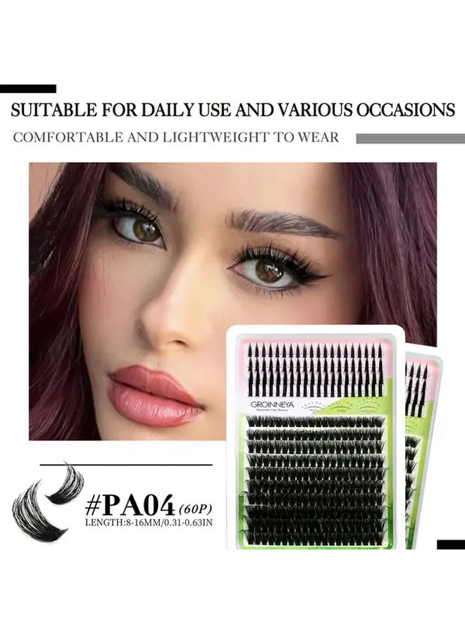 220 280 Clusters Fluffy Spike Lash Extensions for DIY Volume Look 16mm - Image 5