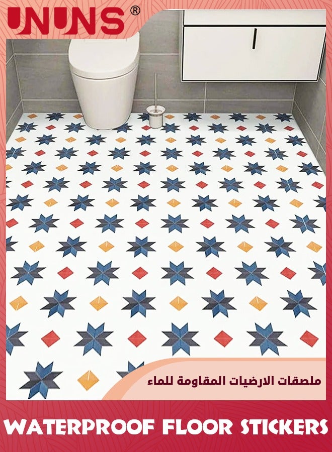 UNUNS Bathroom Wallpaper,Peel and Stick Wallpaper Waterproof,Drain Oil and Resist High Temperature Renter Friendly Bathroom Makeover Upgrades Remodel,60cm×3m - Image 1
