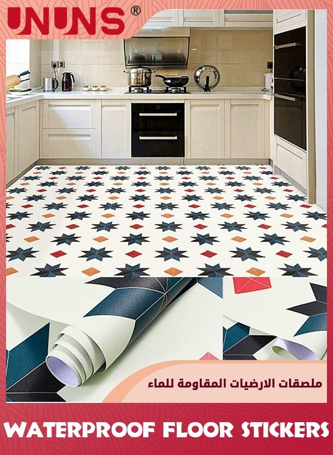 UNUNS Bathroom Wallpaper,Peel and Stick Wallpaper Waterproof,Drain Oil and Resist High Temperature Renter Friendly Bathroom Makeover Upgrades Remodel,60cm×3m - Image 2