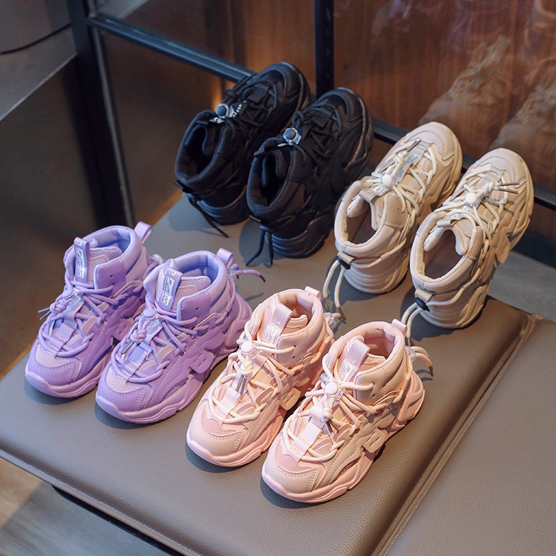 Mesh Sneakers Lightweight Flexible Sole Walking Shoes For Kids Indoor And Outdoor Activities - Image 3