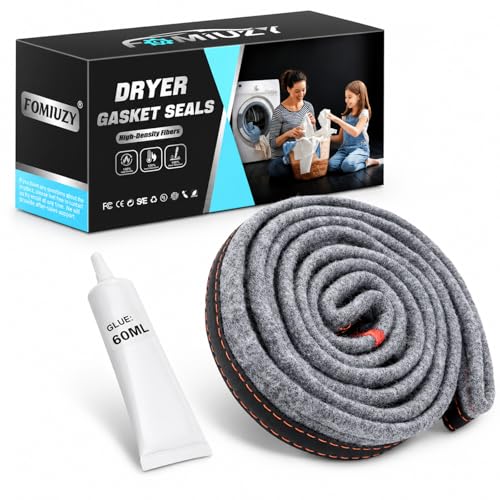FOMIUZY 280114 Dryer Drum Felt Gasket Seal Repair Replacement Kit Fit for Whirlpool Duet Kenmore 110 Elite Maytag Bravos Amana KitchenAid Crosley Replaces PS970088 697694 W10166807 W10116343 W10521118 - Image 1