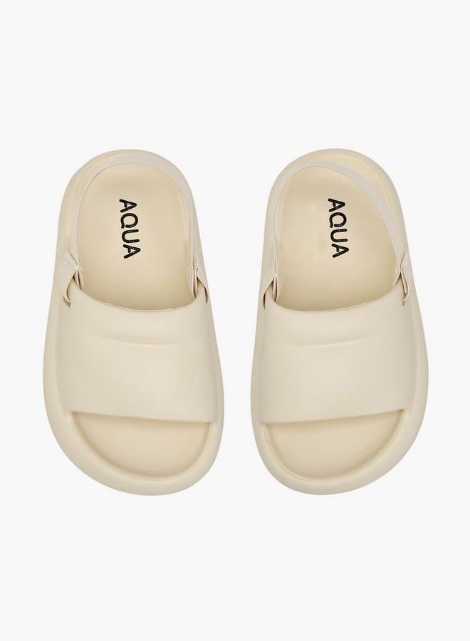 Aqua Boys Solid Slingback Sandals - Image 1